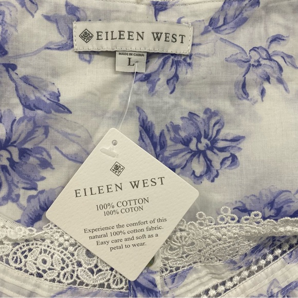 NEW Eileen West Sleeveless Cotton Ballet Nightgown - Picture 4 of 6